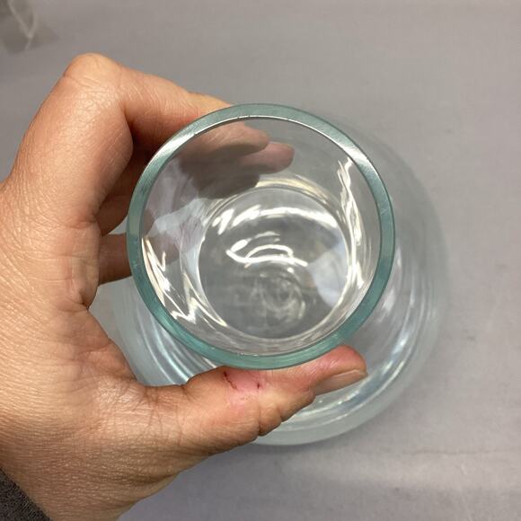 Vintage Nuutajarvi 1793 Finland Glass Scandinavian Long Neck Decanter Vase - 9”H - Picture 5 of 8